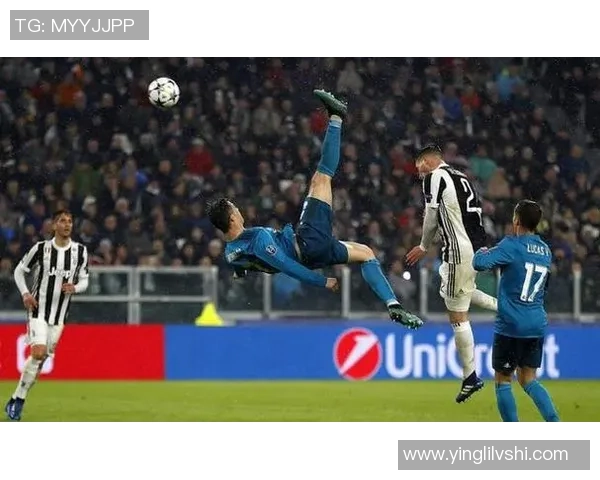 足球明星高空飞跃瞬间展现力量与技巧的完美结合